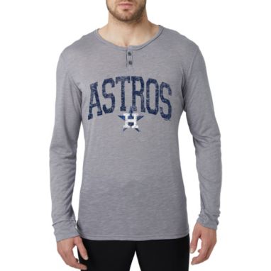 sorry, Concepts Men's Houston Astros Grey Henley Long Sleeve Shirt is currently out of stock