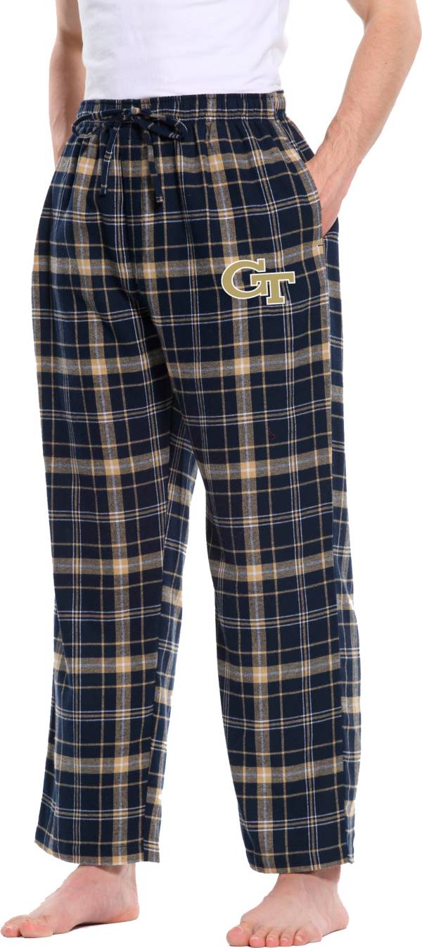 Concepts Sport Men's Georgia Tech Yellow Jackets Navy Ultimate Embroidered Sleep Pants