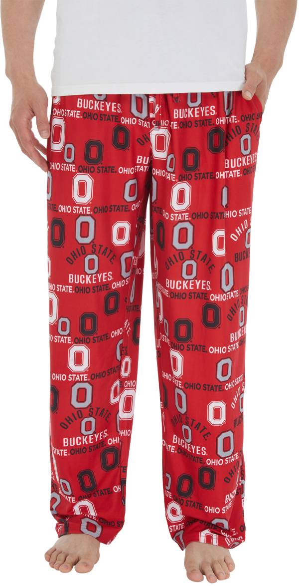 Concepts Sport Men's Ohio State Buckeyes Scarlet Flagship Sleep Pants