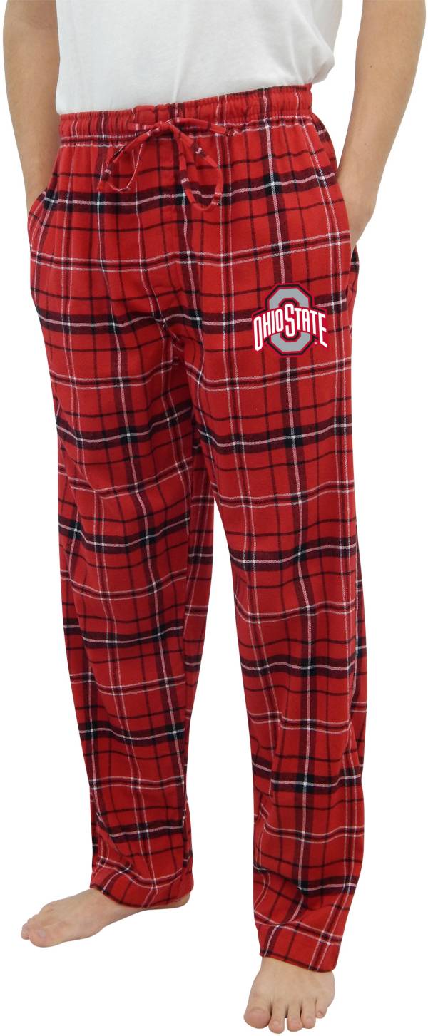 Concepts Sport Men's Ohio State Buckeyes Red Ultimate Embroidered Sleep Pants