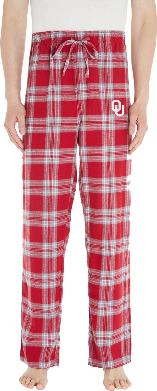 Concepts Sport Men's Oklahoma Sooners Crimson Plaid Takeaway Sleep Pants product image