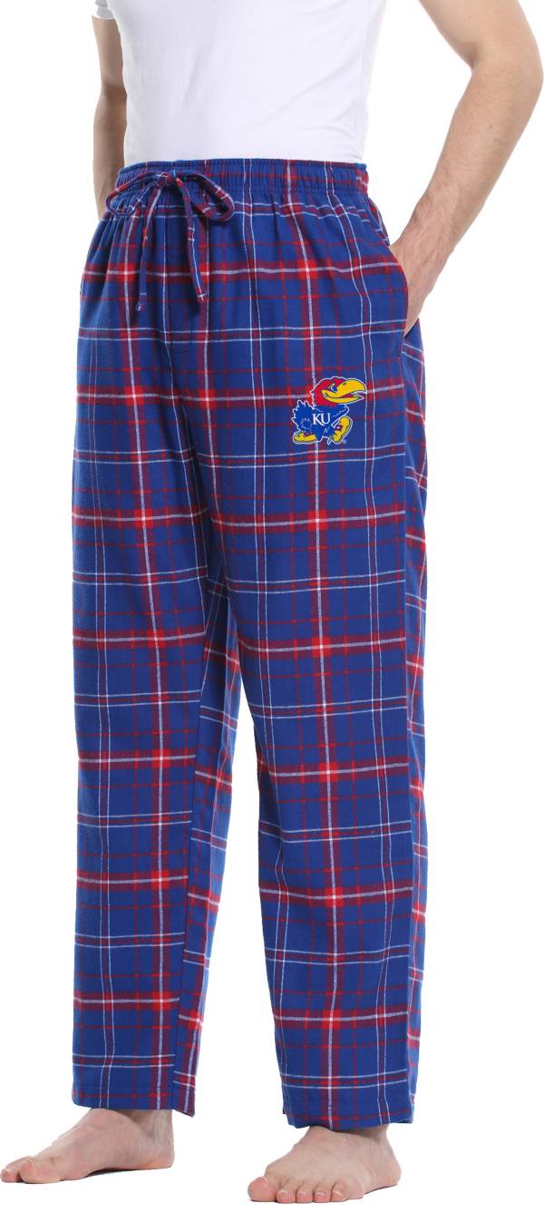 Concepts Sport Men's Kansas Jayhawks Blue Ultimate Embroidered Sleep Pants product image