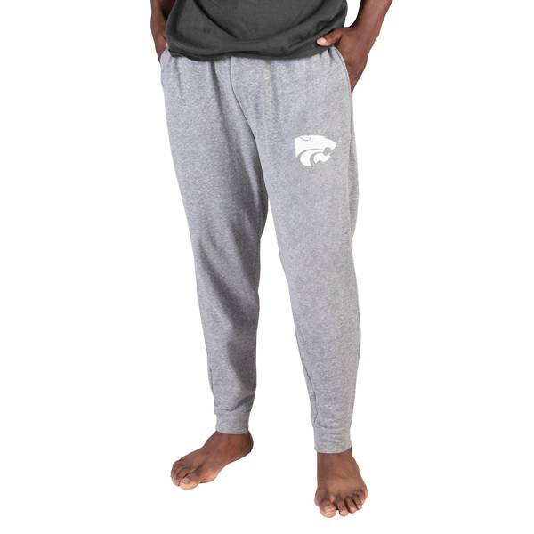 Concepts Sport Men's Kansas State Wildcats Grey Mainstream Cuffed Pants product image