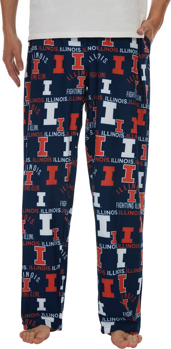 Concepts Sport Men's Illinois Fighting Illini Blue Flagship Sleep Pants