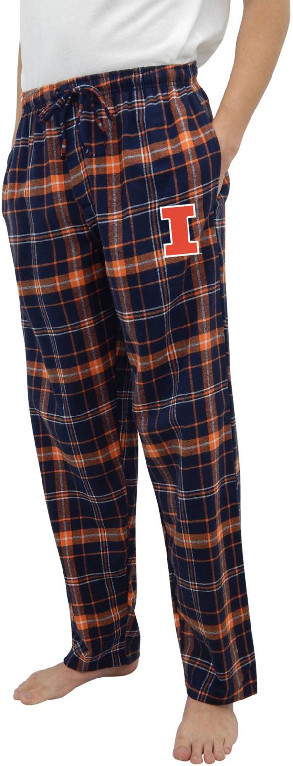 Concepts Sport Men's Illinois Fighting Illini Blue Ultimate Embroidered Sleep Pants