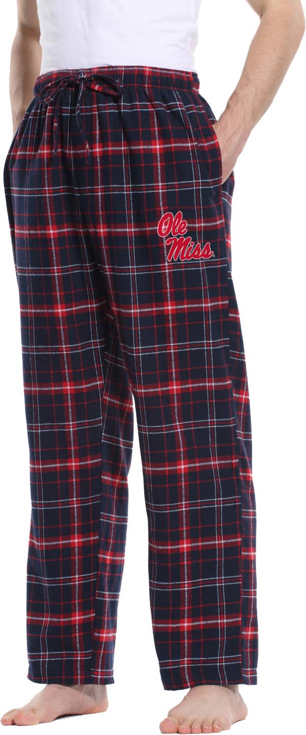 Concepts Sport Men's Ole Miss Rebels Blue Ultimate Embroidered Sleep Pants