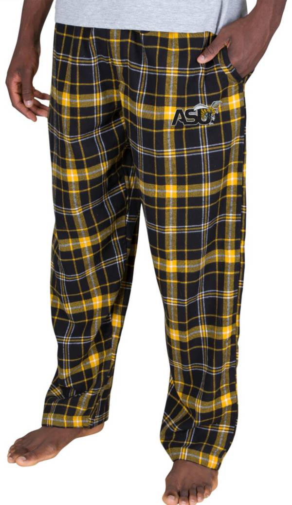 Concepts Sport Men's Alabama State Hornets Black Ultimate Embroidered Sleep Pants