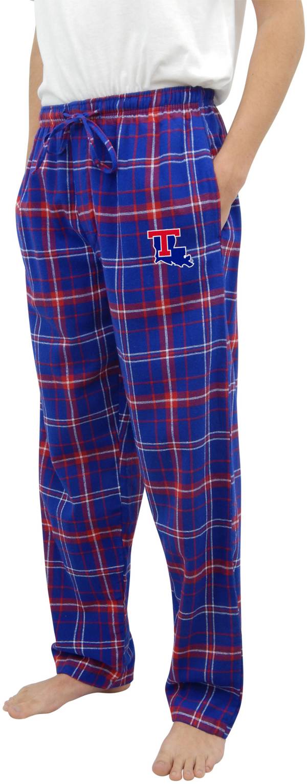 Concepts Sport Men's Louisiana Tech Bulldogs Blue Ultimate Embroidered Sleep Pants