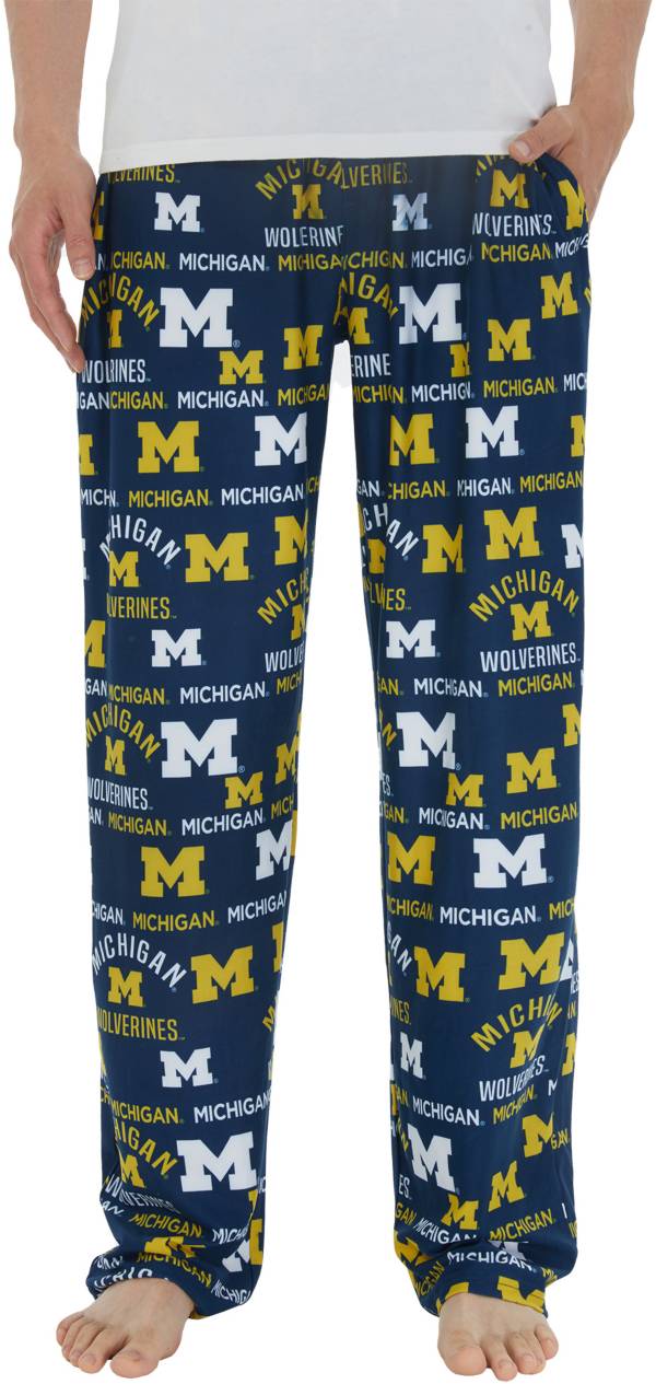 Concepts Sport Men's Michigan Wolverines Blue Flagship Sleep Pants