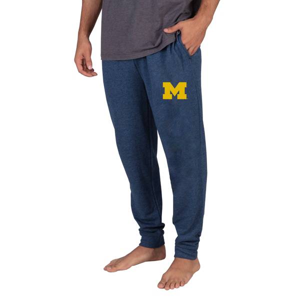 Concepts Sport Men's Michigan Wolverines Blue Mainstream Cuffed Pants product image