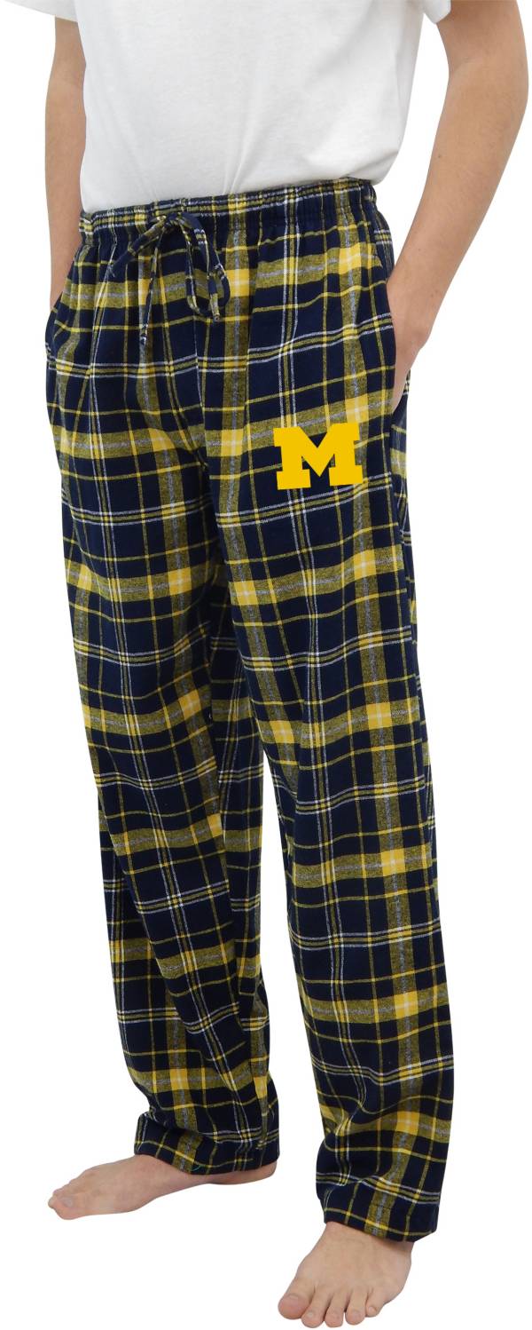 Concepts Sport Men's Michigan Wolverines Blue Ultimate Embroidered Sleep Pants