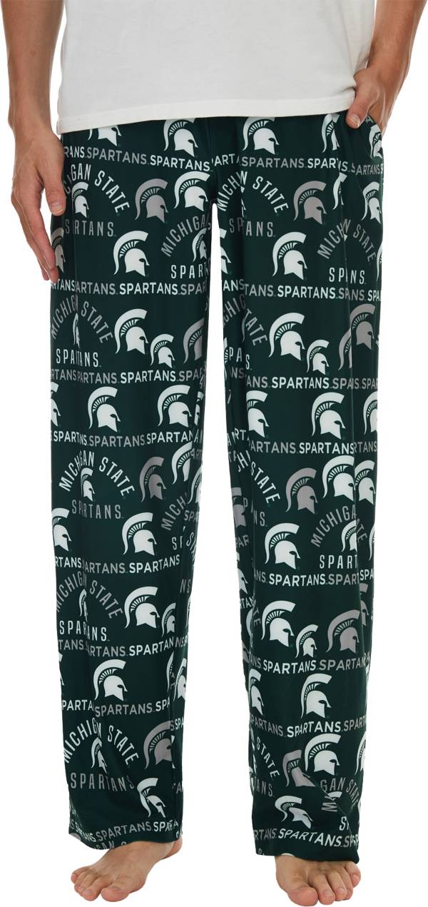 Concepts Sport Men's Michigan State Spartans Green Flagship Sleep Pants