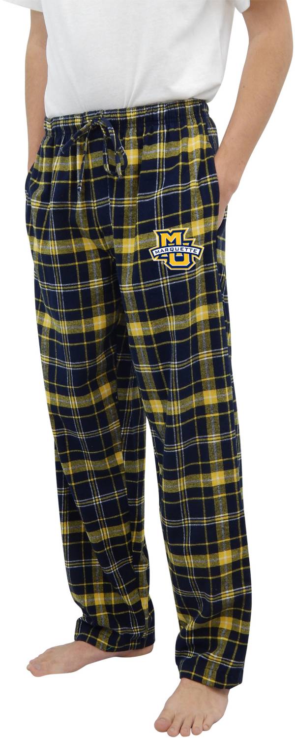 Concepts Sport Men's Marquette Golden Eagles Blue Ultimate Embroidered Sleep Pants