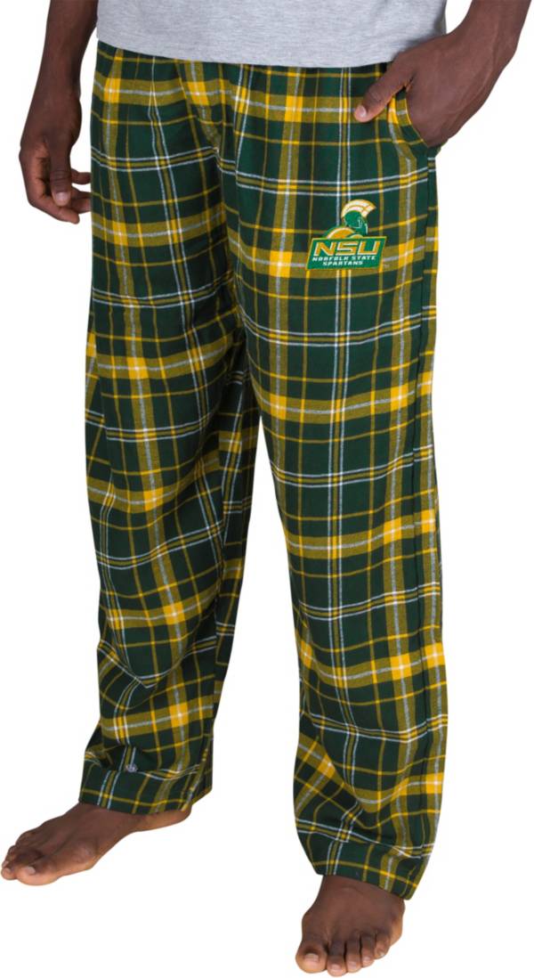 Concepts Sport Men's Norfolk State Spartans Green Ultimate Embroidered Sleep Pants