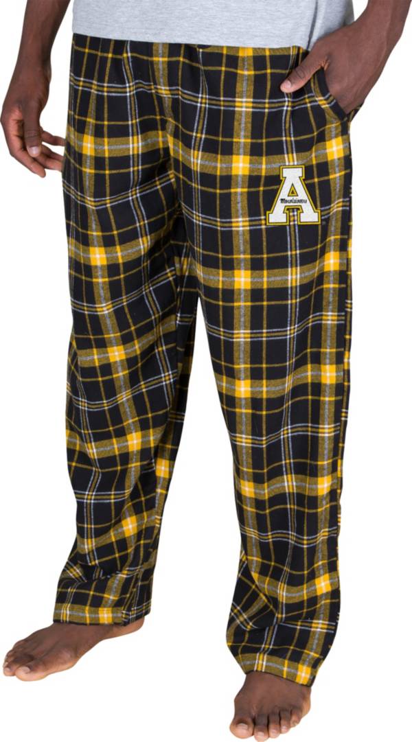 Concepts Sport Men's Appalachian State Mountaineers Black Ultimate Embroidered Sleep Pants product image