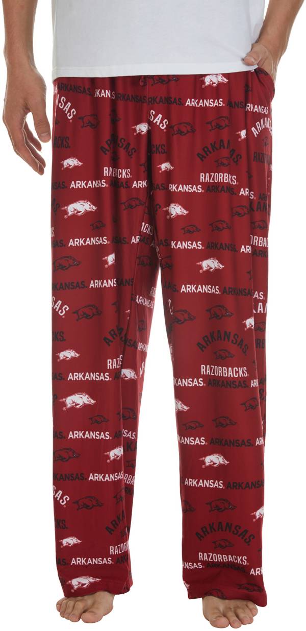 Concepts Sport Men's Arkansas Razorbacks Cardinal Flagship Sleep Pants