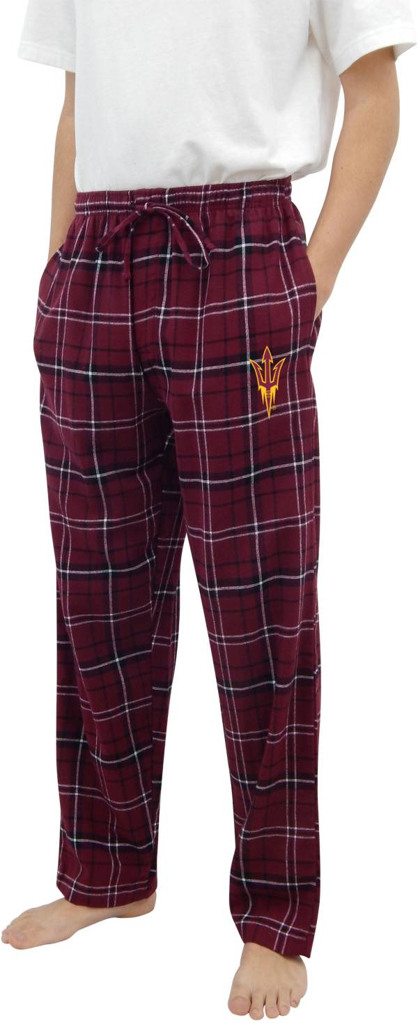 Concepts Sport Men's Arizona State Sun Devils Maroon Ultimate Embroidered Sleep Pants