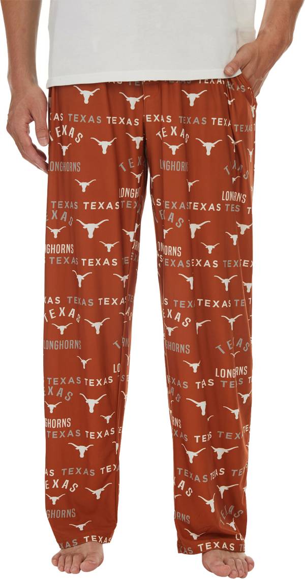 Concepts Sport Men's Texas Longhorns Burnt Orange Flagship Sleep Pants