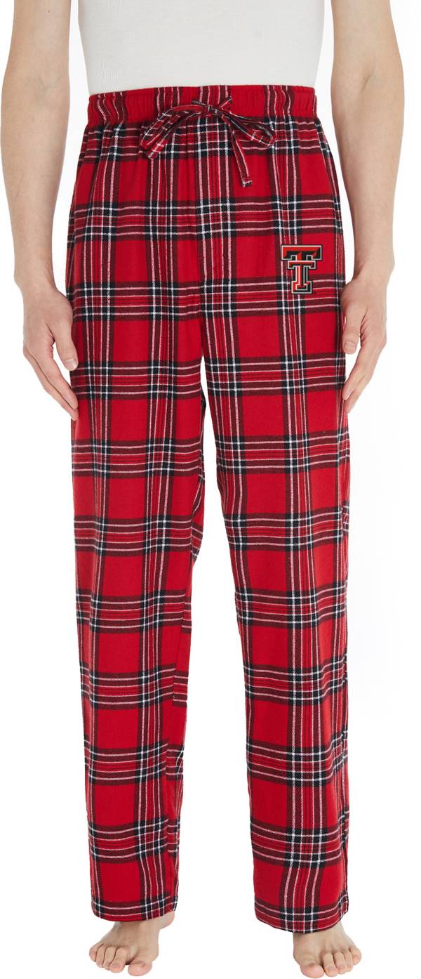 Concepts Sport Men's Texas Tech Red Raiders Red Plaid Takeaway Sleep Pants product image