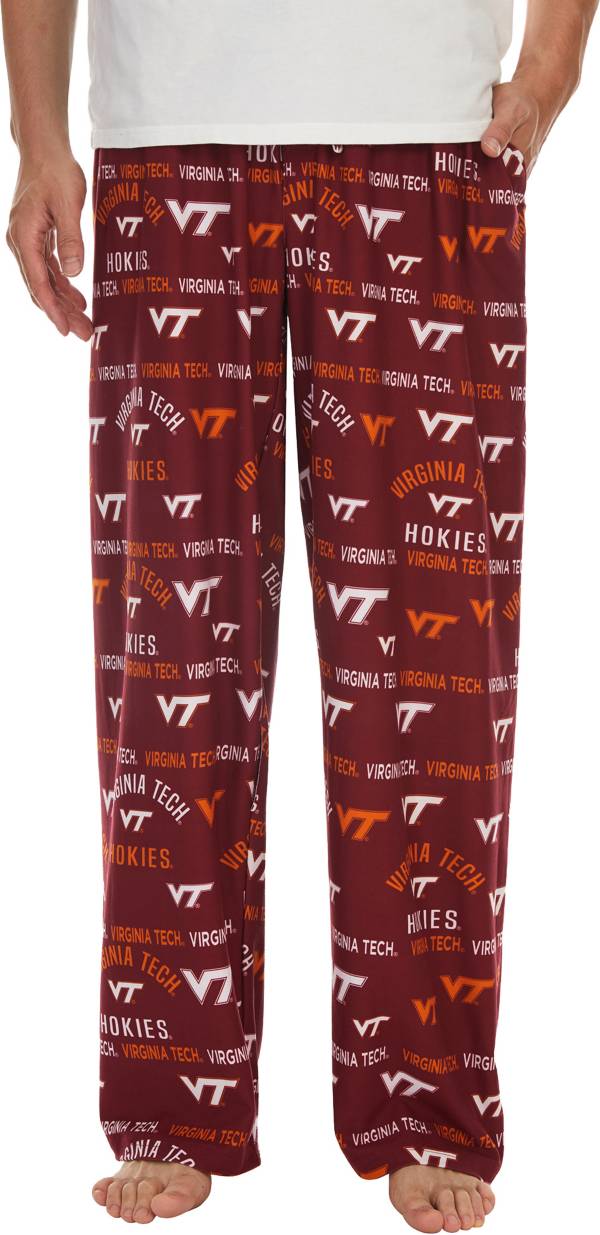 Concepts Sport Men's Virginia Tech Hokies Maroon Flagship Sleep Pants