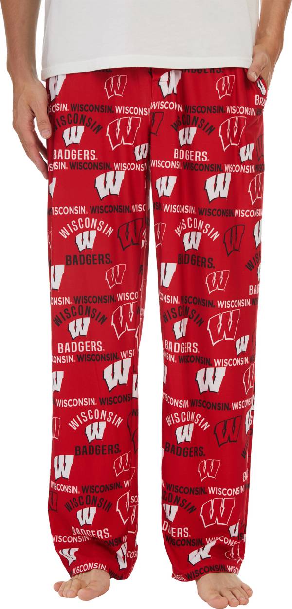 Concepts Sport Men's Wisconsin Badgers Red Flagship Sleep Pants