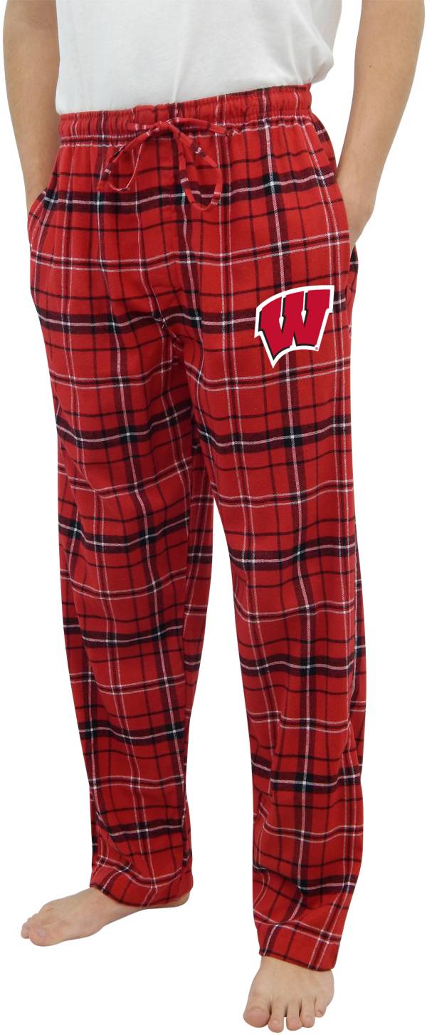 Concepts Sport Men's Wisconsin Badgers Red Ultimate Embroidered Sleep Pants