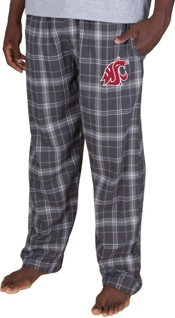 Concepts Sport Men's Washington State Cougars Grey Ultimate Embroidered Sleep Pants product image