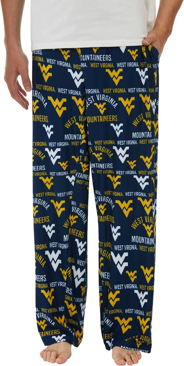 Concepts Sport Men's West Virginia Mountaineers Blue Flagship Sleep Pants