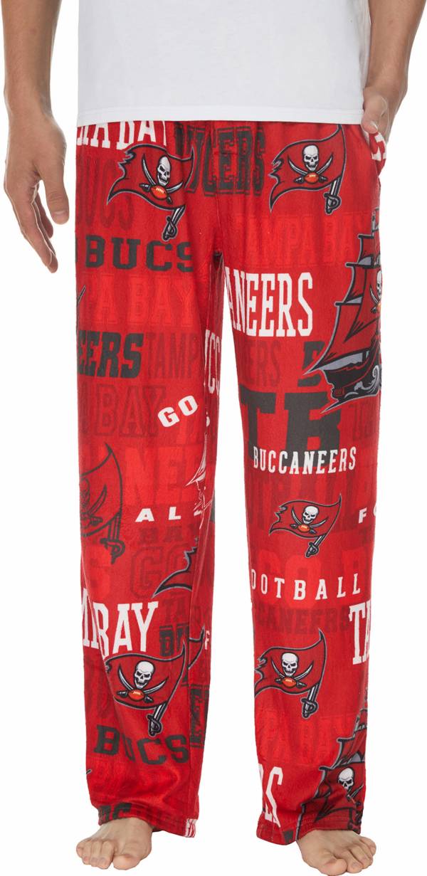 Concepts Sport Men's Tampa Bay Buccaneers Ensemble Red Fleece Pants
