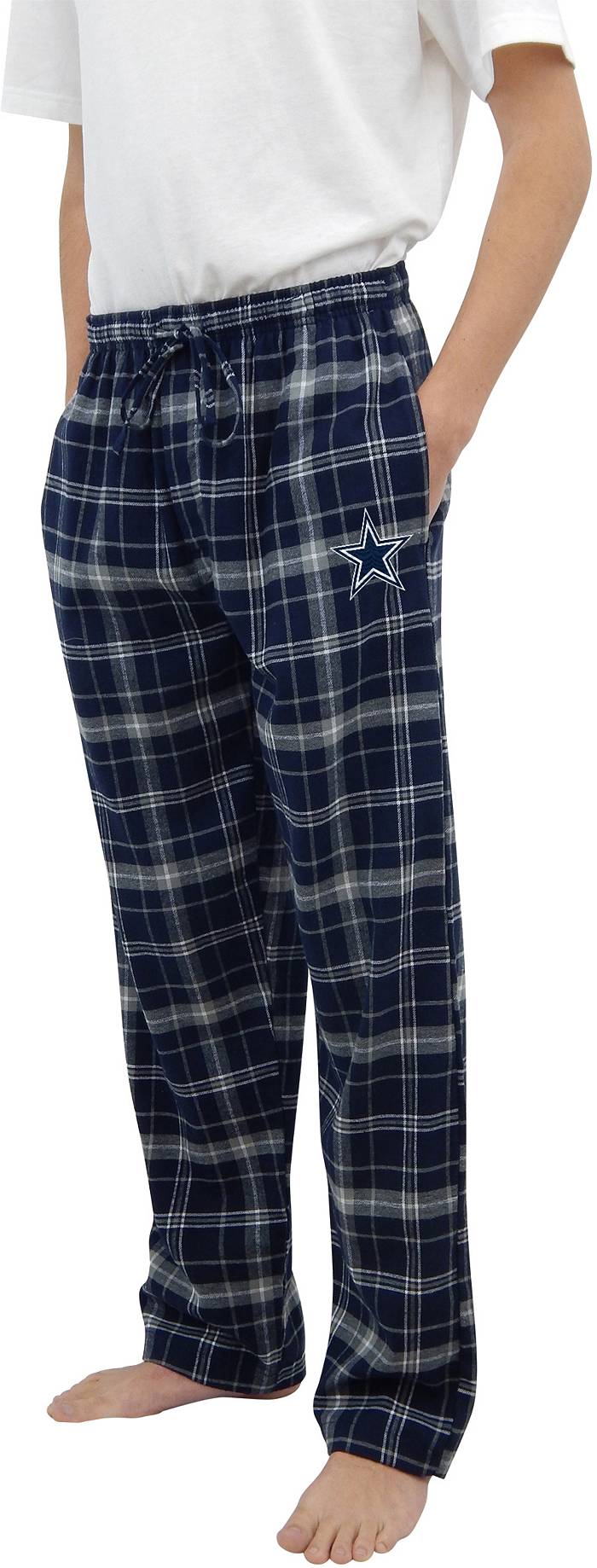 Concepts Sport Men's Dallas Cowboys Team Ultimate Navy Flannel Pants