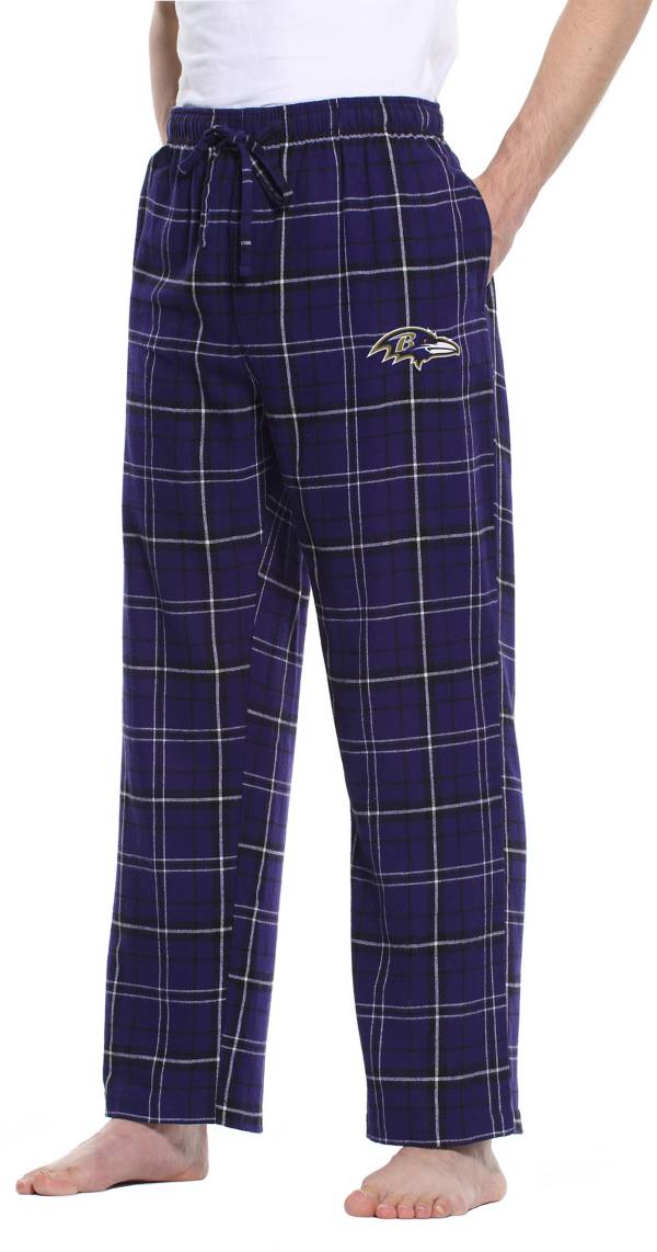 Concepts Sport Men s Baltimore Ravens Ultimate Purple Flannel Pants