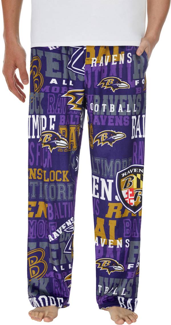 Concepts Sport Men's Baltimore Ravens Ensemble Purple Fleece Pants product image