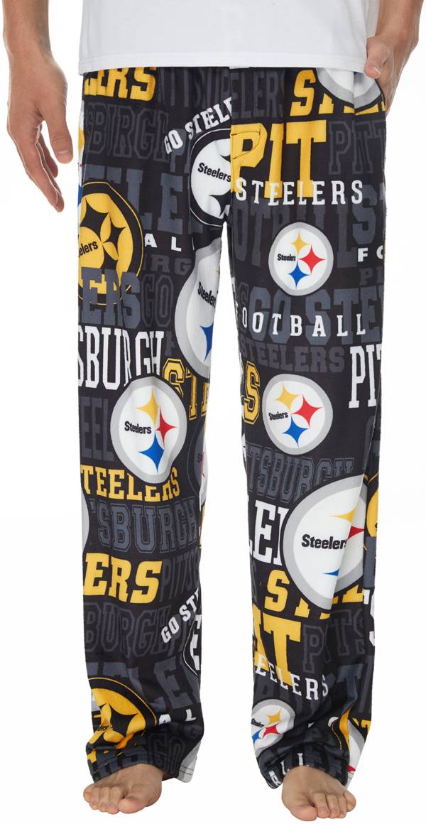Concepts Sport Men's Pittsburgh Steelers Ensemble Black Fleece Pants product image