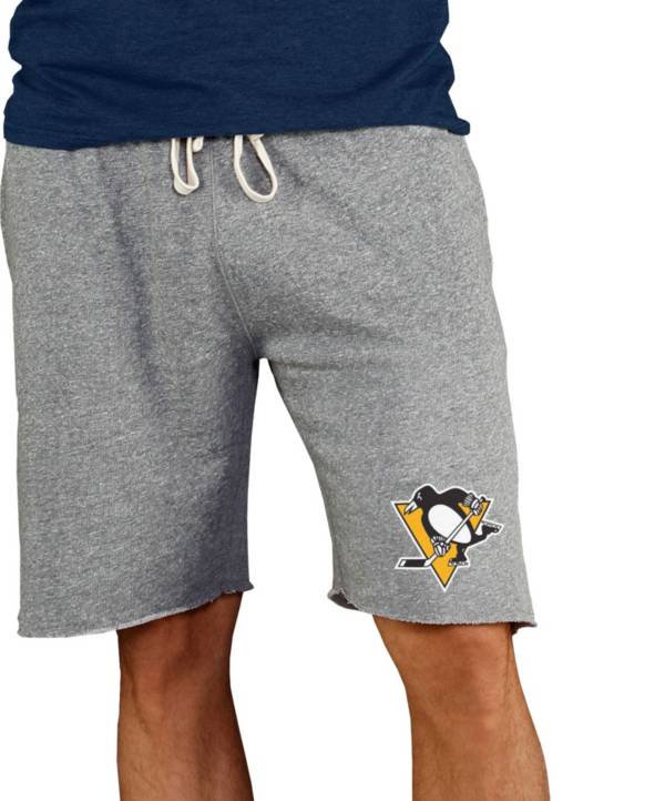 Concepts Sport Men's Pittsburgh Penguins Grey Mainstream Terry Shorts product image