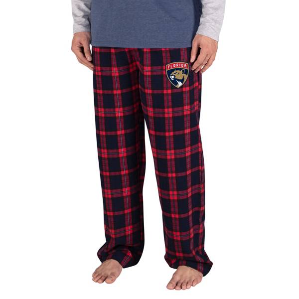 Concepts Sport Men's Florida Panthers Takeaway Black Flannel Pants product image