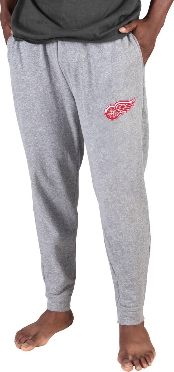 Concepts Sports Men's Detroit Redwings Grey Mainstream Cuffed Pants product image