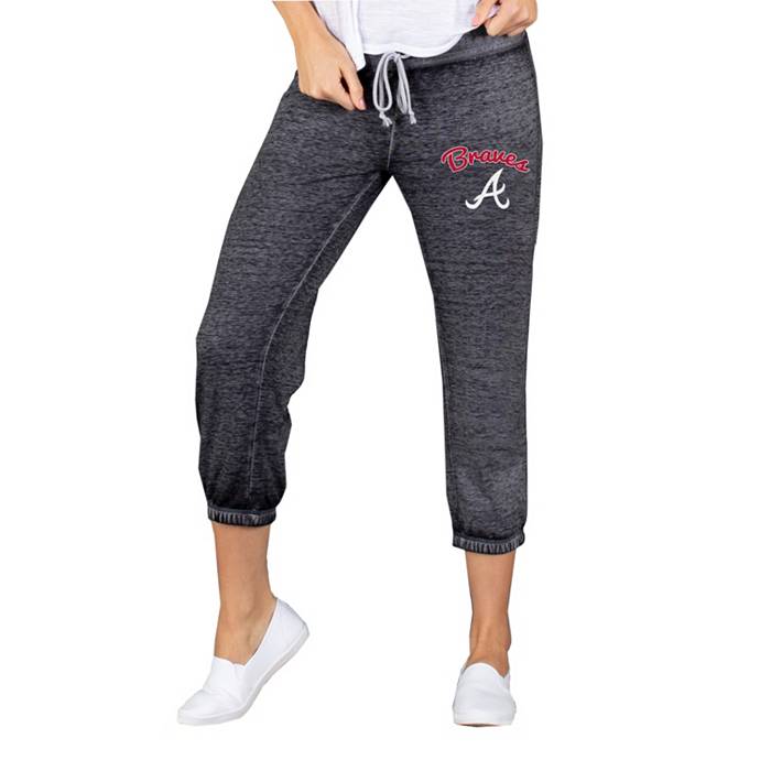 Concepts Sport Women's Atlanta Braves Charcoal Capri Pants