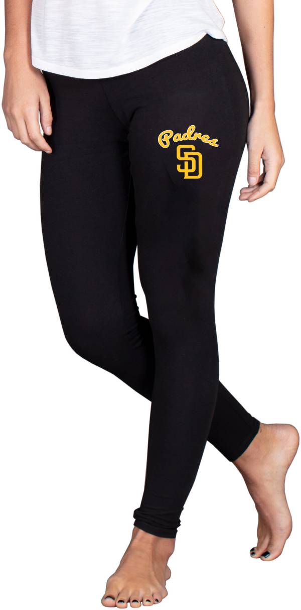 Concepts Sport Women's San Diego Padres Black Fraction Leggings product image