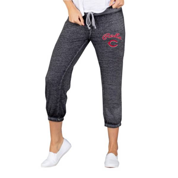 Concepts Sport Women's Cincinnati Reds Charcoal Capri Pants product image