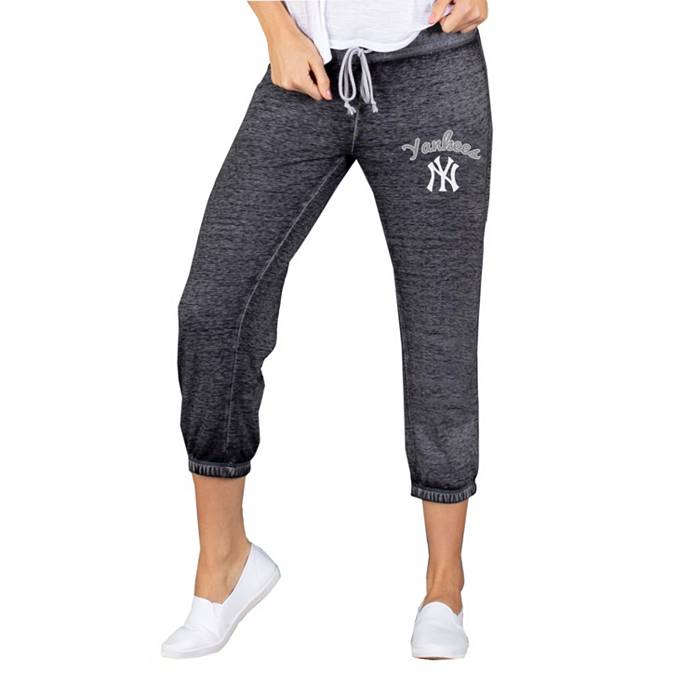 Concepts Sport Women's New York Yankees Charcoal Capri Pants