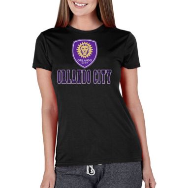 sorry, Concepts Sport Women's Orlando City Marathon Black Knit T-Shirt is currently out of stock