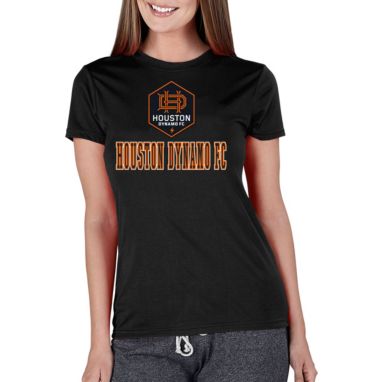 sorry, Concepts Sport Women's Houston Dynamo Marathon Black Knit T-Shirt is currently out of stock