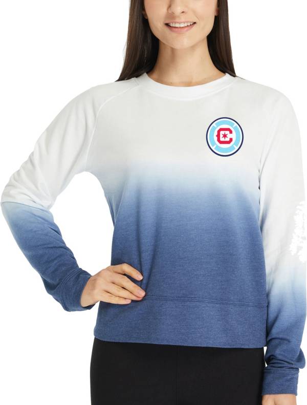 Concepts Sport Women's Chicago Fire Fanfare Navy Terry T-Shirt product image