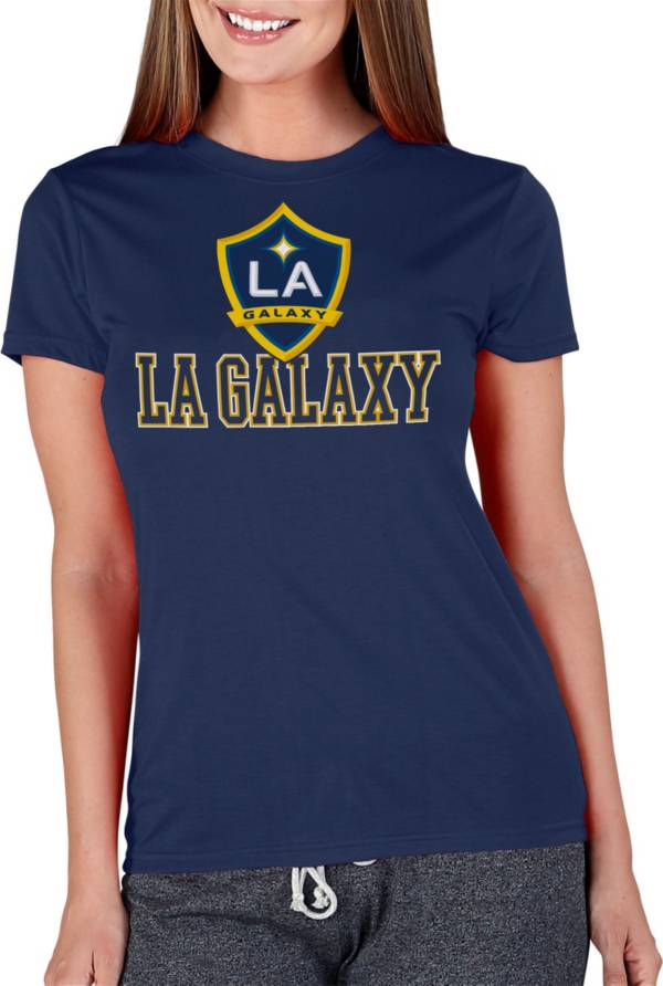 Concepts Sport Women's Los Angeles Galaxy Marathon Navy Knit T-Shirt product image
