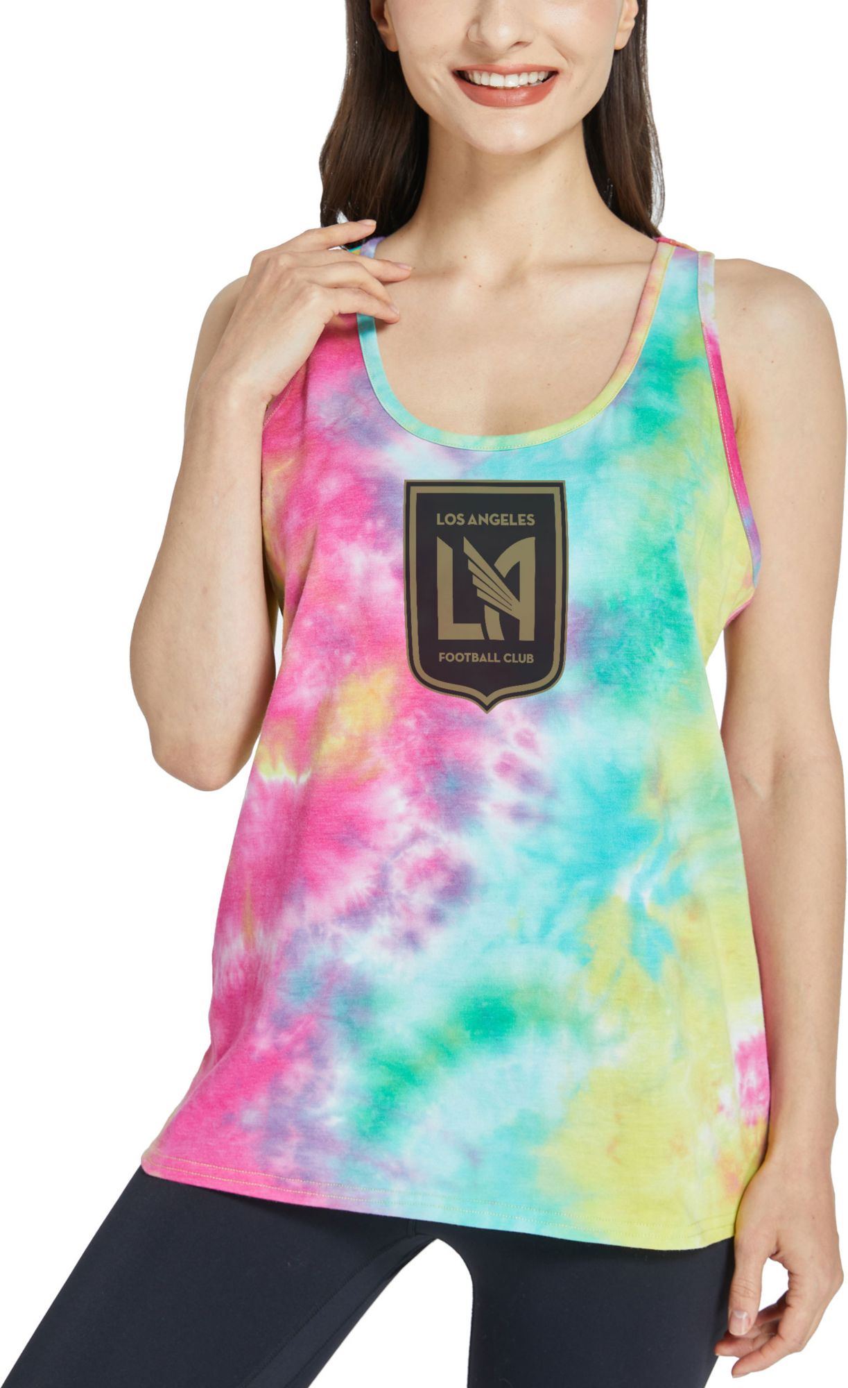 Concepts Sport Women's Los Angeles FC Starstruck Tye-Dye Tank Top