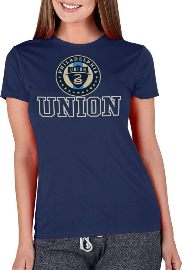 Concepts Sport Women's Philadelphia Union Marathon Navy Knit T-Shirt product image