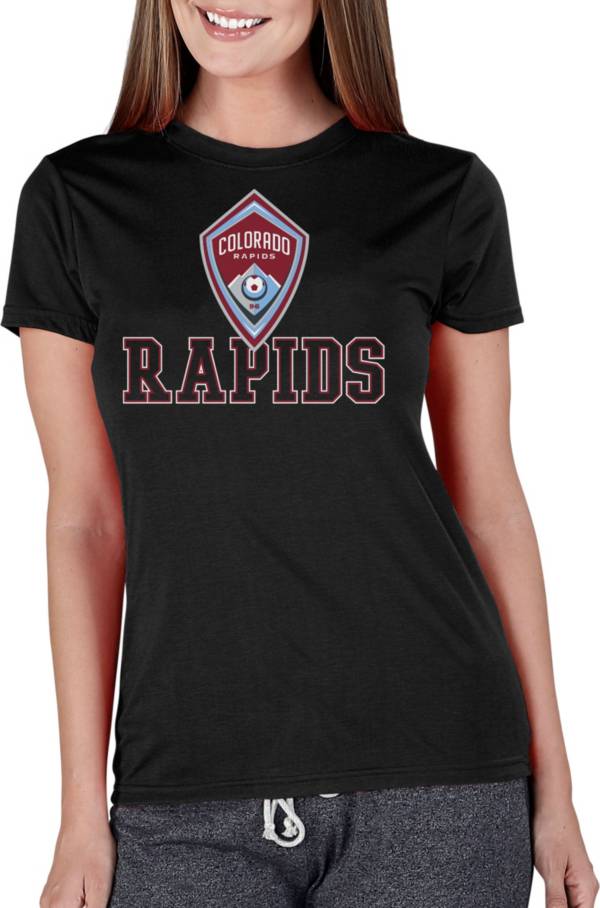 Women's Concepts Sport Black Colorado Rapids Marathon T-Shirt