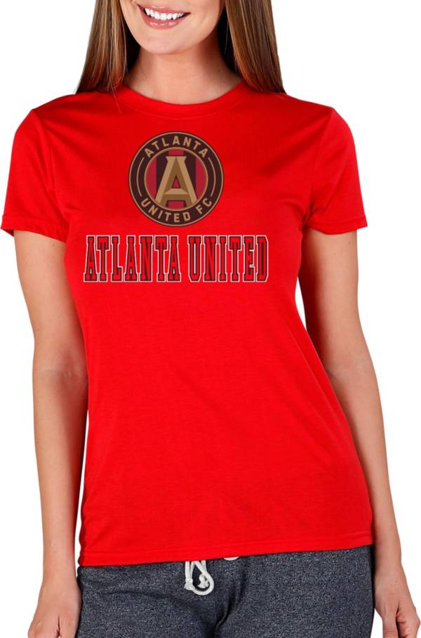 Concepts Sport Women's Atlanta United Marathon Red Knit T-Shirt product image