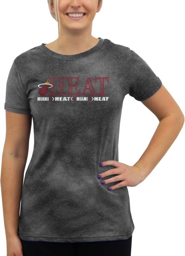 Concepts Sport Women's Miami Heat Black Terry T-Shirt product image