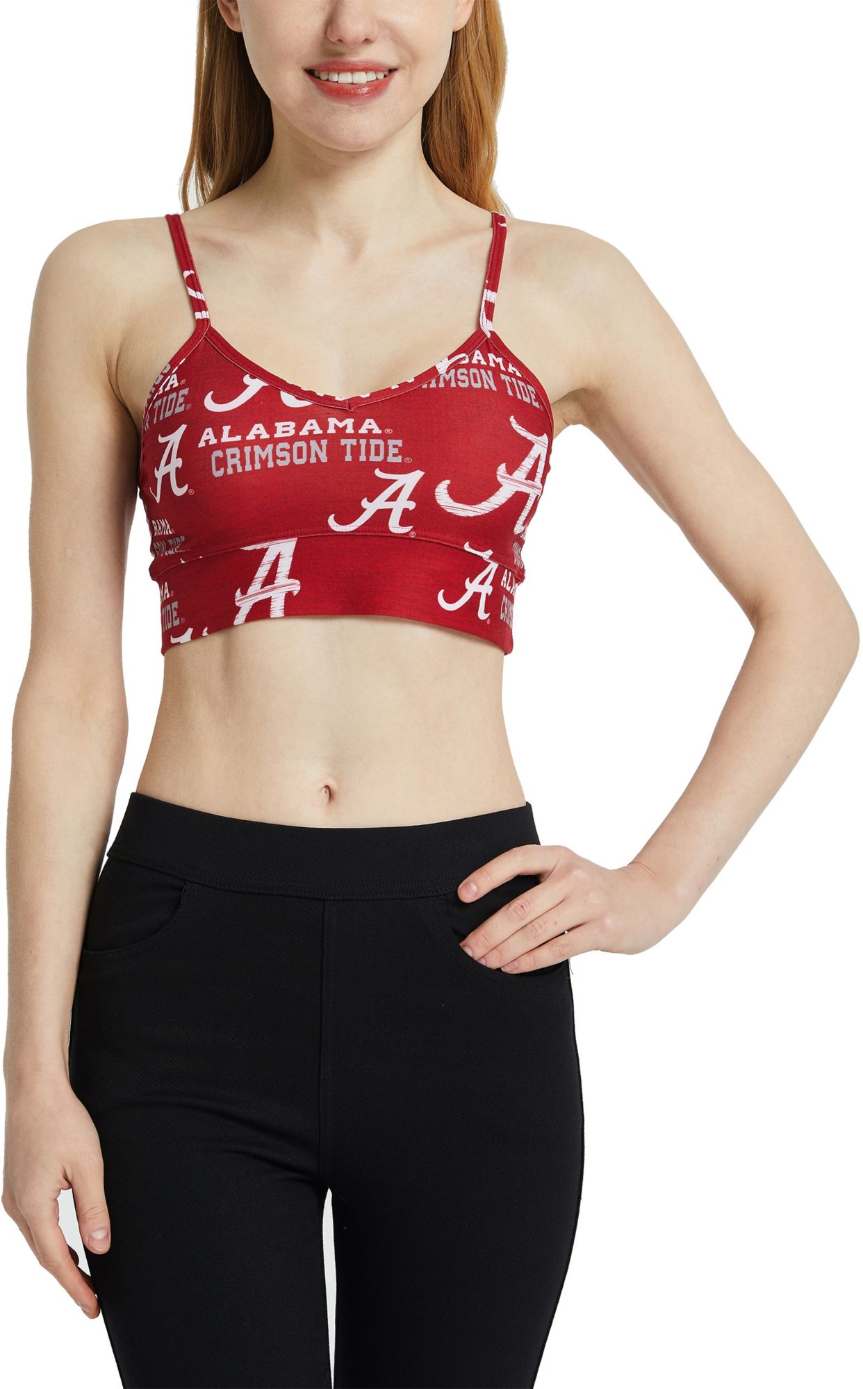 Concepts Sport Women's Alabama Crimson Tide Crimson Zest Knit Bralette product image